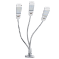 Pikkukuva 1 / 5: 3-pääinen LED-kasvikasvuvalo E27 USB-pidike Kasvien kasvatusvalo f