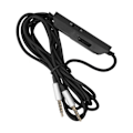 Miniatyrbilde 5 av 5: Flettet ledning spillhodetelefon lydkabel volum mikrofonkontroll for Logitech Astro A10 A40