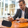Miniatyrbilde 5 av 5: Reiseetui erstatning for trådløs lader, hodetelefon data kabel lader oppbevaringspose bærbar