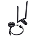 Miniatyrbilde 5 av 5: Trådløst nettverkskort 1200 Mbps lang rekkevidde Dual Band trådløs USB WiFi-adapter for PC Desktop