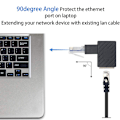 Miniatyrbillede 4 af 5: Lige Ethernet-adapter, RJ45 han til hun