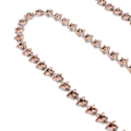 Miniatyrbild 4 av 8: 1 m Stjärna Strass Trim Kedja DIY Klippbar 1 cm Bredd Färgäkta Kristall Strass Klo Kedja för Kläder Hantverk Champagne