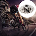 Miniatyrbild 4 av 8: Högpresterande cykelkassett frihjul för elcykel, 7 växlar 32T kompatibel med MTB bakväxel, superlätt stålmaterial, smidig växel