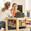 Miniatyrbillede 4 af 5: 2 stk. makeup børste opbevarings spand, læder børste spand, makeup børste opbevaringsboks