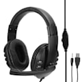 Miniatyrbild 2 av 8: 3,5mm+USB med Mikrofon Huvudmonterat Gaming Headset LED-Ljus Tillbehör