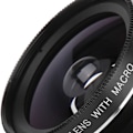 Miniatyrbild 1 av 8: Mobiltelefon Linssats 0.45X Supervidvinkel 10X Makroobjektiv Hög Definition för IOS/Xiaomi