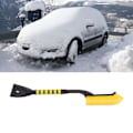 Pikkukuva 8 / 8: Lumisivellin Irrotettava Jäänraaputin Lumenpoistotyökalu Ergonomisen Vaahtokahvan Kera Autoille Kuorma-autoille Keltainen Musta