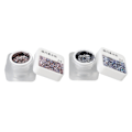 Miniatyrbild 8 av 8: Nagellack lim set 8 färger glitter gnistrande paljetter nagelkonst gel färg för nagelsalong