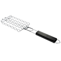 Miniatyrbild 8 av 8: Högkvalitativt Material, Perfekt För Utomhusäventyr, Portabel Grillkorg Erbjuder Generös Matlagningsyta, Rostfritt Stål Korvställ Säkerställer