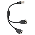 Pikkukuva 8 / 8: RJ45 Ethernet -sovitinkaapelin jatke 1-2 porttiin Erinomainen yhteydensiirto Hyvä signaali Ethernet-pistorasia-sovitin