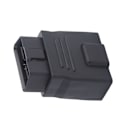 Miniatyrbillede 6 af 8: 16Pin OBD2 stikadapter han til hun ABS plast kode læser fejl check OBD stik