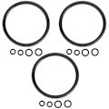 Miniatyrbilde 2 av 5: 15PCS Matkvalitet Silikonfatning Tetningspakning ORing Hjemmebrygg Øl Fat Lokk O-Ring Erstatningssett