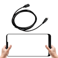 Miniatyrbillede 1 af 8: Micro USB 2.0 han til Micro USB hun forlængerkabel forlængerledning til telefon/tablet
