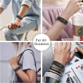 Miniatyrbilde 4 av 5: Reservearmbånd Kompatibelt med Xiaomi Band 7 Metallstropper Vanntett Rustfritt Stålstropper Enkle å installere med verktøy