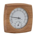 Miniatyrbillede 3 af 5: 2-i-1 indendørs trætermohygrometertermometerhygrometer dampbad saunarum tilbehør