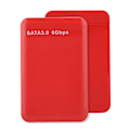 Miniatyrbillede 4 af 5: 2,5 tommer USB3.0 SATA3.0 højhastigheds 6 Gbps mobil harddisk kabinet understøtter 6 TB UASP acceleration (rød)