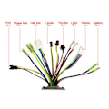 Miniatyrbillede 7 af 8: DC-motorstyring med ledningsnet Motorstyring Lithiumbatteri til elcykel 36V 48V 17A