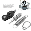 Miniatyrbilde 8 av 8: Basstrommepedal Skrue Metallfjærkrok Instrument Tilbehør for Spilling Ytelse