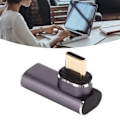 Pikkukuva 1 / 8: USB C 90 asteen sovitin 140W 40Gbps 8K 120HZ nopea tiedonsiirto tyypin C magneettinen sovitin