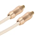 Miniatyrbillede 3 af 5: 5.1 Lydspor Digital Optisk Fiber Lydkabel Guld til Højttaler Strømamblifier TV