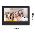 Miniatyrbild 5 av 5: Timeless Gallery, 7 tums digital fotoram med högupplöst LCD-skärm, albumfunktion, ultratunn design för skrivbord eller väggmontering (kalenderklocka)