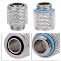 Miniatyrbillede 2 af 5: PC Vandkøling To-touch Fitting G1/4 Tråd Pig Connector til Rør 9.5*12.7MM Fladt Hoved
