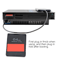 Miniatyrbillede 4 af 8: Hukommelseskort til PS2 64MB High Speed Game Memory Card til FMCB V1.966 USB-spil til PS2