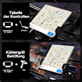 Miniatyrbild 8 av 8: Trådlös Billaddare Fäste För Galaxy Z Fold, Snabbladdning Med Kylfläkt & Intelligent Automatisk Fastklämning, Designad För Oavbruten Navigation