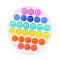 Miniatyrbild 5 av 5: Fidget S Pack Anti-Stress Ångestlindring Tie Dye Push Bubble Fidgets S Regnbåge Enkla S För Barn Vuxna 2-pack (Cirkulär + Fyrkantig)