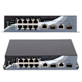 Miniatyrbild 5 av 7: Ethernet Mediaomvandlare Twisted Pair RJ45 10/100/1000M 2 Optisk Fiber 10 Portar Adaptiv SFP