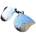 Miniatyrbillede 2 af 5: Polariserede Cat Eye Clip On Solbriller