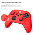 Miniatyrbilde 3 av 5: 2 stk Antiskid Silikon Spillkonsoll Beskyttelse Gamepad Håndtak Grep for Xbox Series S X(Rød )
