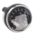 Pikkukuva 3 / 5: 85mm Nopeusmittari LCD Säädettävä Vedenpitävä 220KM/H 12V/24V Autolle Kuorma-autolle Vene Moottorille