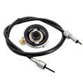 Pikkukuva 1 / 2: 12mm nopeusmittarin käyttöpyörä kaapelilla GY6 50cc 150cc skootterin osat