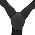 Miniatyrbillede 3 af 8: Sort Y-formet herrebukser skulderstrop med 4 clips elastisk skridsikker justerbar Y-ryg seler sort