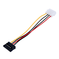 Pikkukuva 1 / 5: Uusi 1kpl 4-pin IDE - 15-pin Serial ATA SATA -kiintolevyvirtakaapeli