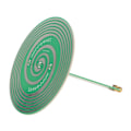 Miniatyrbillede 5 af 8: 0,8‑8,5GHz Ultrabredbånds Cirkulær Polariseret Antenne 3‑6dBi Isometrisk Helikal Spiralantenne Venstre Cirkulært Polariseret