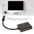 Miniatyrbilde 7 av 8: Optisk kabelsplitter 1 inn 2 ut Surround Sound Digital Optisk Fiber Lydkabel for DVD CD-spiller Datamaskin Forsterker Svart