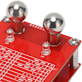 Miniatyrbilde 3 av 8: Automatisk telegrafnøkkel 5V CW Morse-koder Nøkkel med magnet fast base for kortbølgeradio 3,5 mm utgangsgrenseflate