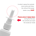 Miniatyrbilde 4 av 5: 6 stk 50 ml fargesprayflaske i plast, liten kosmetisk plast