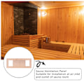 Miniatyrbillede 1 af 5: Sauna Luftventil Træ Justerbar Gitter Ventilationspanel Tilbehør Til Dampbad