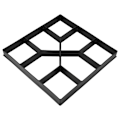 Pikkukuva 2 / 2: Paving Pavement Concrete Mould Stepping Stone Mold Garden Lawn Path Paver Walk