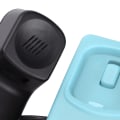 Miniatyrbillede 3 af 8: KXT504 Hjemmetelefon med fastnet, multifunktionel, batterifri, ledningstelefon med dobbelt magnetisk håndsæt til kontor, hotel (blå)