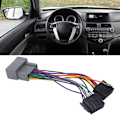Miniatyrbilde 1 av 8: Bilstereo Radio Sele Adapter ISO Ledningsnett Kontakt Adapter Erstatning for Civic Accord Jazz CRV Odyssey Insight