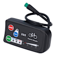 Miniatyrbillede 3 af 8: Sæt til konvertering af cykel til litiumbatteri 22A controller LED 880 display 1 til 2 forbindelsesledningssæt til 500W motor