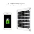 Miniatyrbild 8 av 8: 5V 20W solpanel monokristallin säker USB-utgång bärbar solladdningspanel för bilbåt RV-telefon