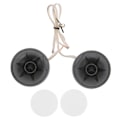 Miniatyrbillede 2 af 8: 2 stk. 350W Mini Dome Tweeter Rund Højttaler Stick On Sort Universal Bil Audio System