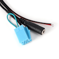 Miniatyrbillede 4 af 7: 8-polet Bluetooth AUX-indgangskabeladapter med mikrofon til håndfri opkald, passer til Smart Fortwo 450
