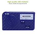 Miniatyrbilde 4 av 8: RD638 ABS Solenergi Nød Multifunksjon Håndsveiv Radio Støtte FM/AM FunksjonBlå