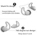 Miniatyrbild 4 av 5: Återanvändbara Öronproppar, Ergonomiskt Designade Ljudreducerande Öronproppar För Sömn - Reducerar 32Db Ljud, Hudvänlig Silikon, Tvättbara, Idealiska För